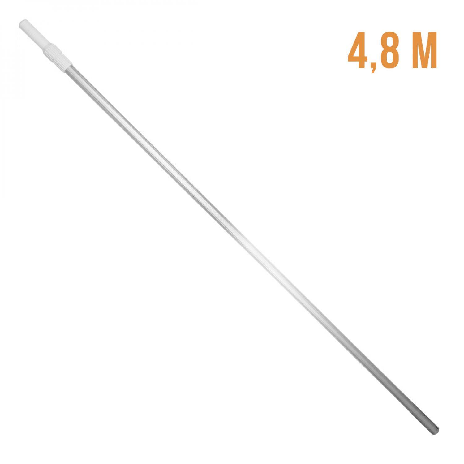 Linxor - Manche télescopique de 2.53 m à 4.80 m en aluminium pour épuisette, balai, brosse etc... - Linxor - Image 4