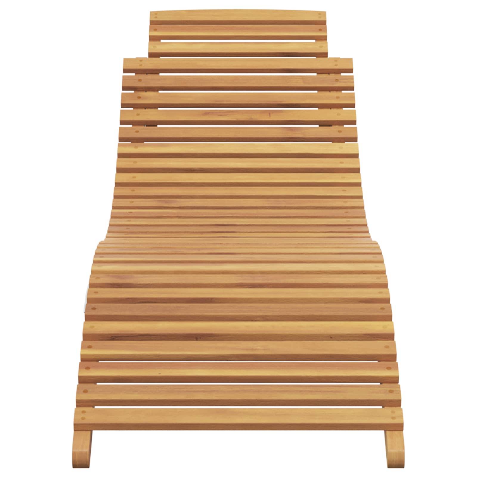 PANGIVO - Transat Bois de teck massif Marron 198 x 55 x 58,5 cm, Poids :16.42kg - PANGIVO - Image 4
