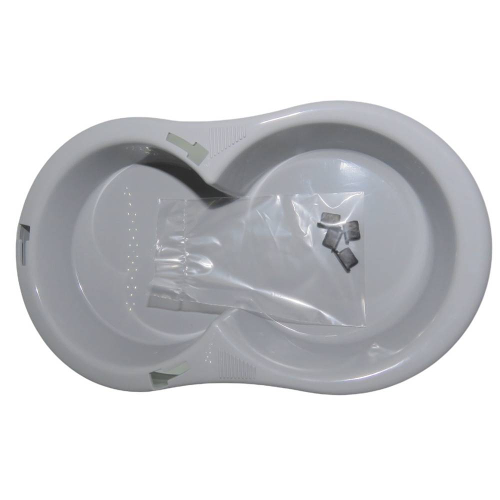 Distributeur d'eau 3.5 litres, gris en plastique, pour chien ou chat - Image 7