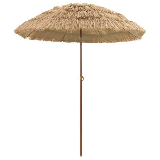 Parasol de jardin naturel polypropylène polyester 160 x 160 x 196 cm - PANGIVO - Image 2