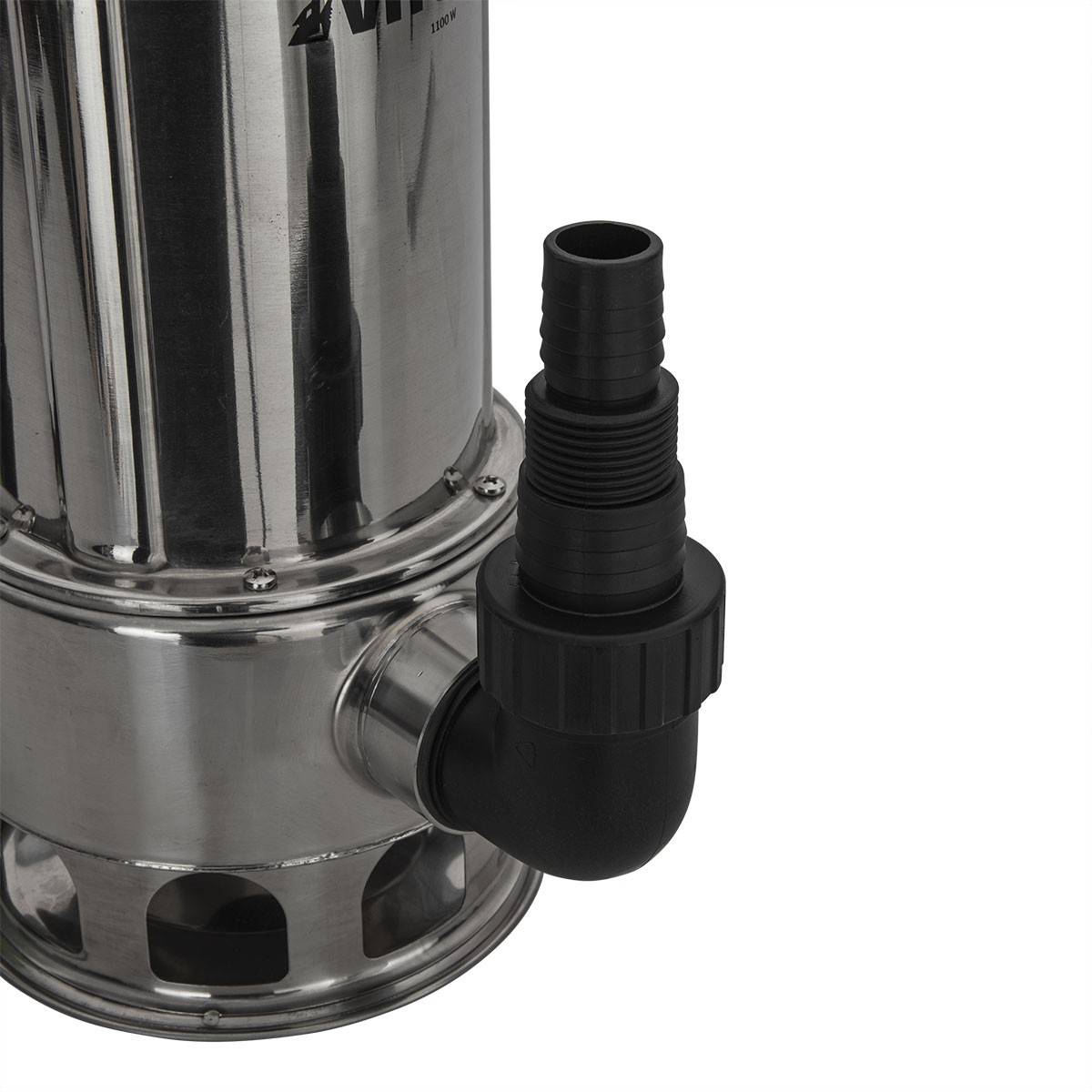 Pompe de relevage Eaux usées 1100W Corps INOX Pompe immergée Egouts Caves VITO - Image 4