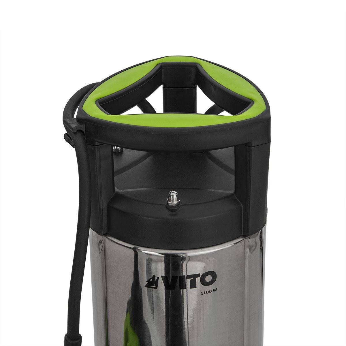 Pompe de relevage Eaux usées 1100W Corps INOX Pompe immergée Egouts Caves VITO - Image 2