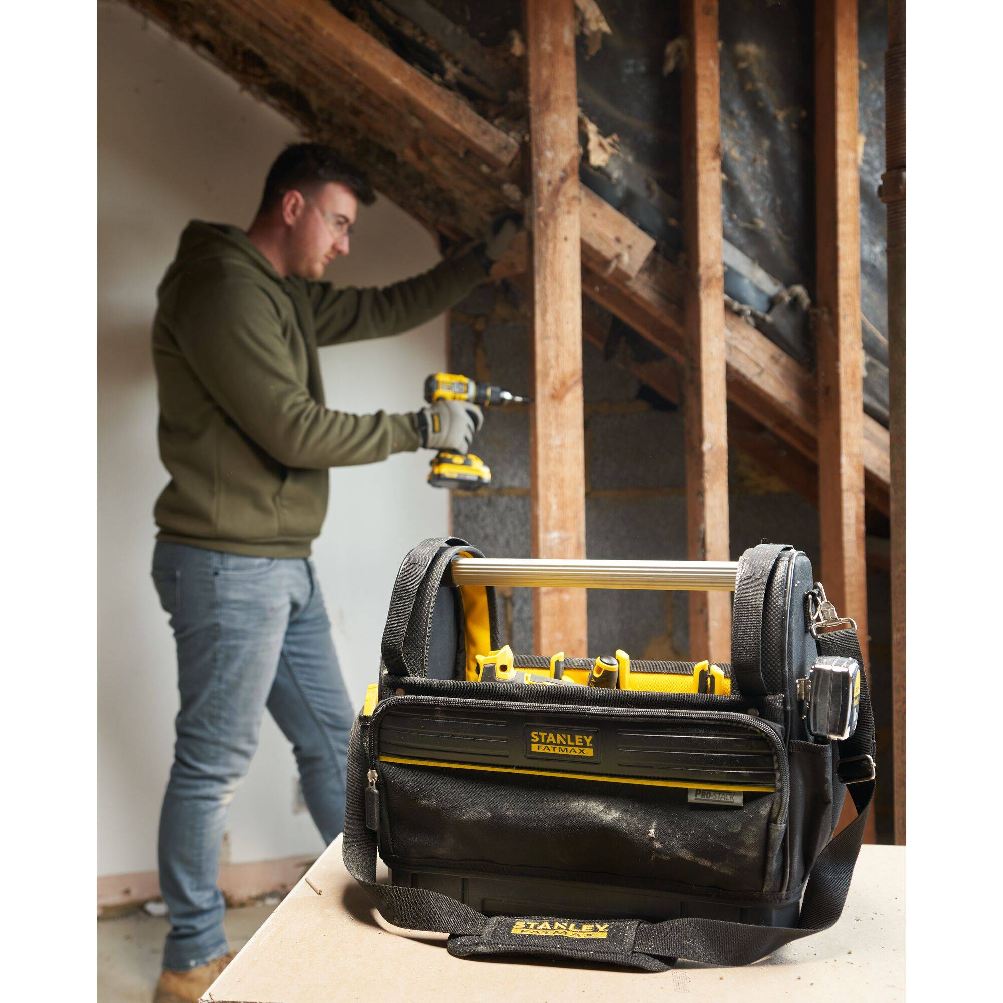 stanley - STANLEY FATMAX Panier Porte-outils 45 cm PRO-STACK - FMST17626-1 - Image 6