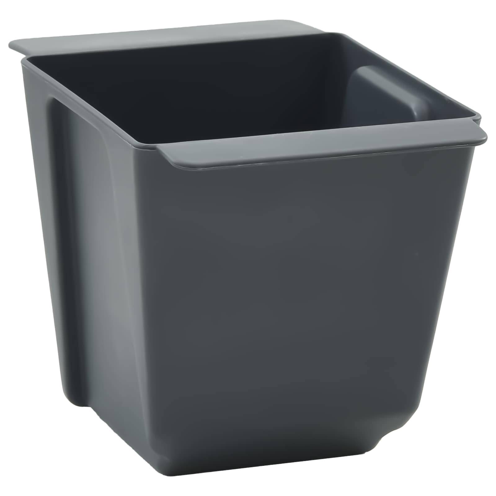 ComfortXL - Boîtes Fleurs Modulaires Polypropylène Extérieur Jardin Vertical Palette Euro 24pcs Gris - ComfortXL Outdoor Living - Image 6