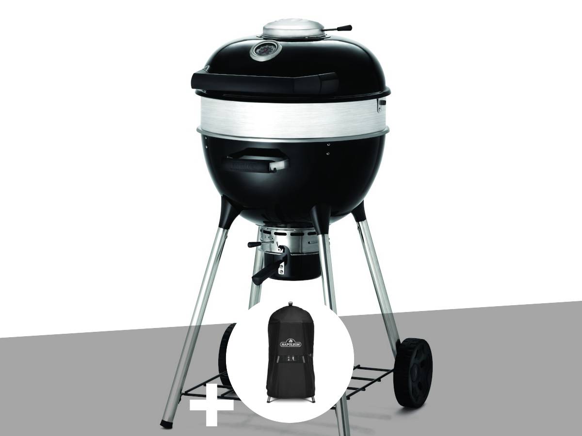 Napoleon - Barbecue à charbon Charcoal Kettle Pro 47 cm + Housse pour barbecue à charbon Kettle Pro 47 cm - Napoleon