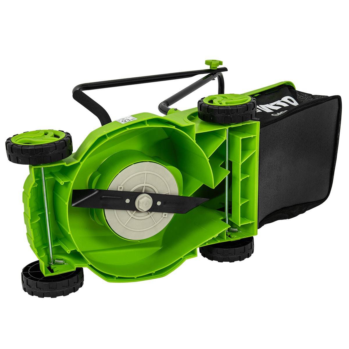 Tondeuse electrique 1200W Surface 300M2 Coupe 32 cm 3 Hauteur de coupe 20-65 mm Bac 30L VITO - Image 3