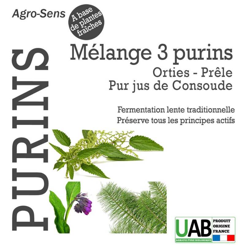 Mélange de 3 purins concentré, ortie, consoude et prêle - 1 Litre - Image 2