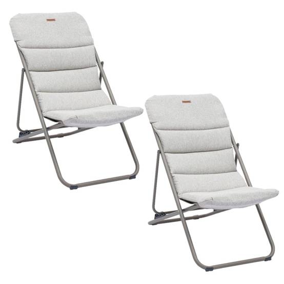 Hesperide - Lot de 2 chiliennes de jardin pliante NILLIA - Hespéride - Image 1