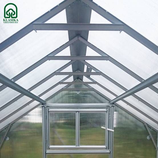 Serre KLASIKA HOUSE 2,35 x 4,12 m (9,68 m²), 6 mm avec revêtement en polycarbonate - Image 4