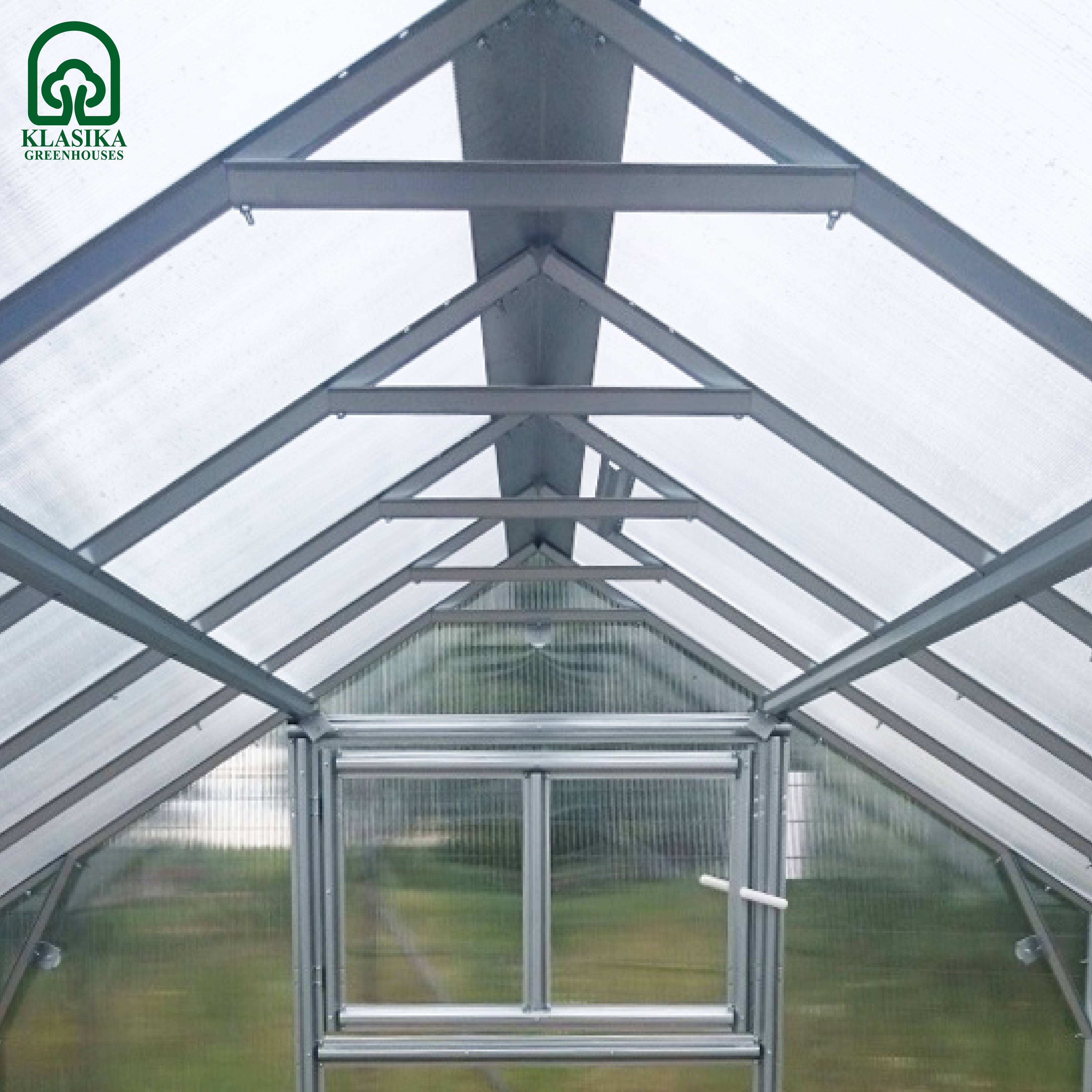 Serre KLASIKA HOUSE 2,35 x 4,12 m (9,68 m²), 6 mm avec revêtement en polycarbonate - Image 4