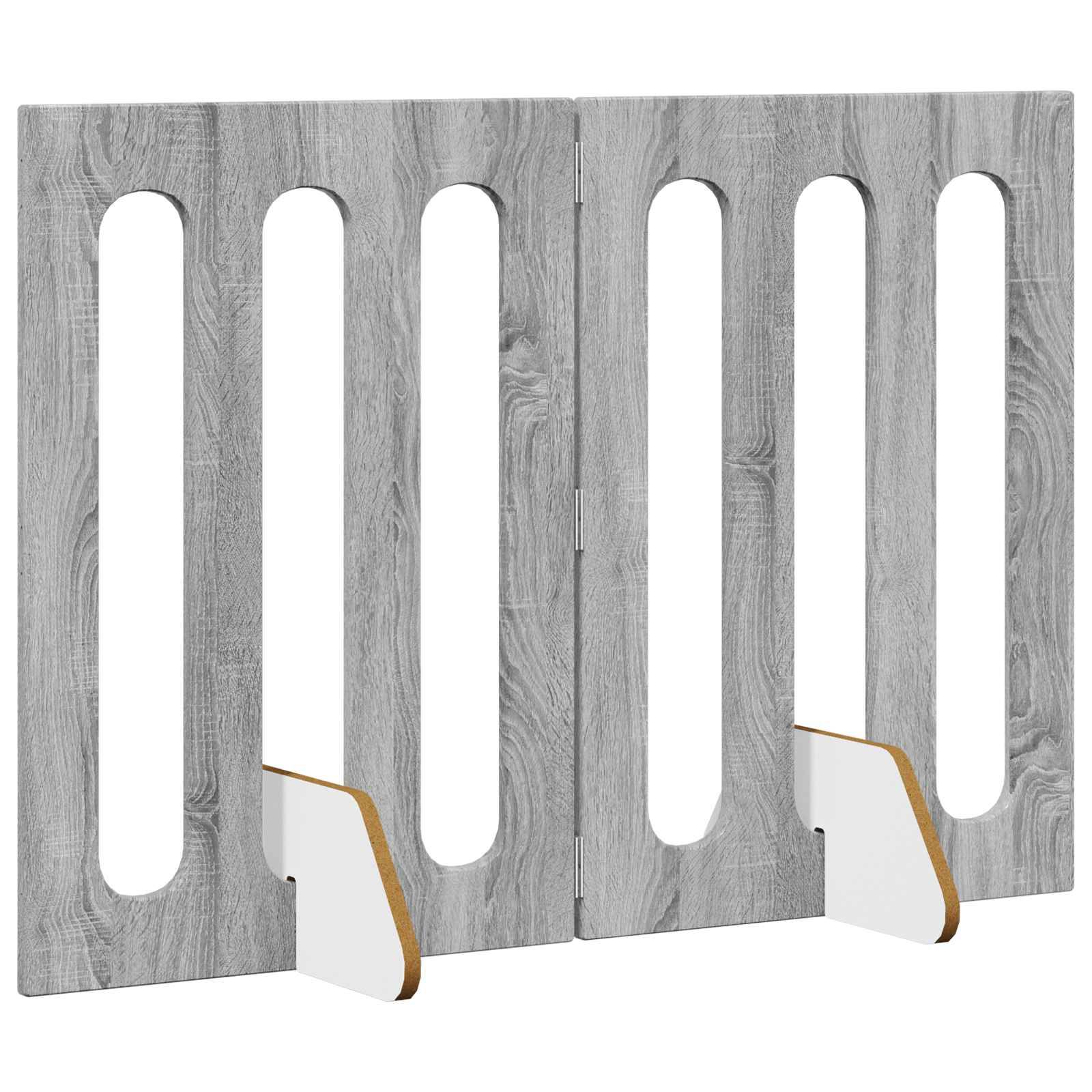 PANGIVO - Clôture pour animaux bois d'ingénierie gris sonoma 100.5 x 38 x 70 cm - PANGIVO - Image 3