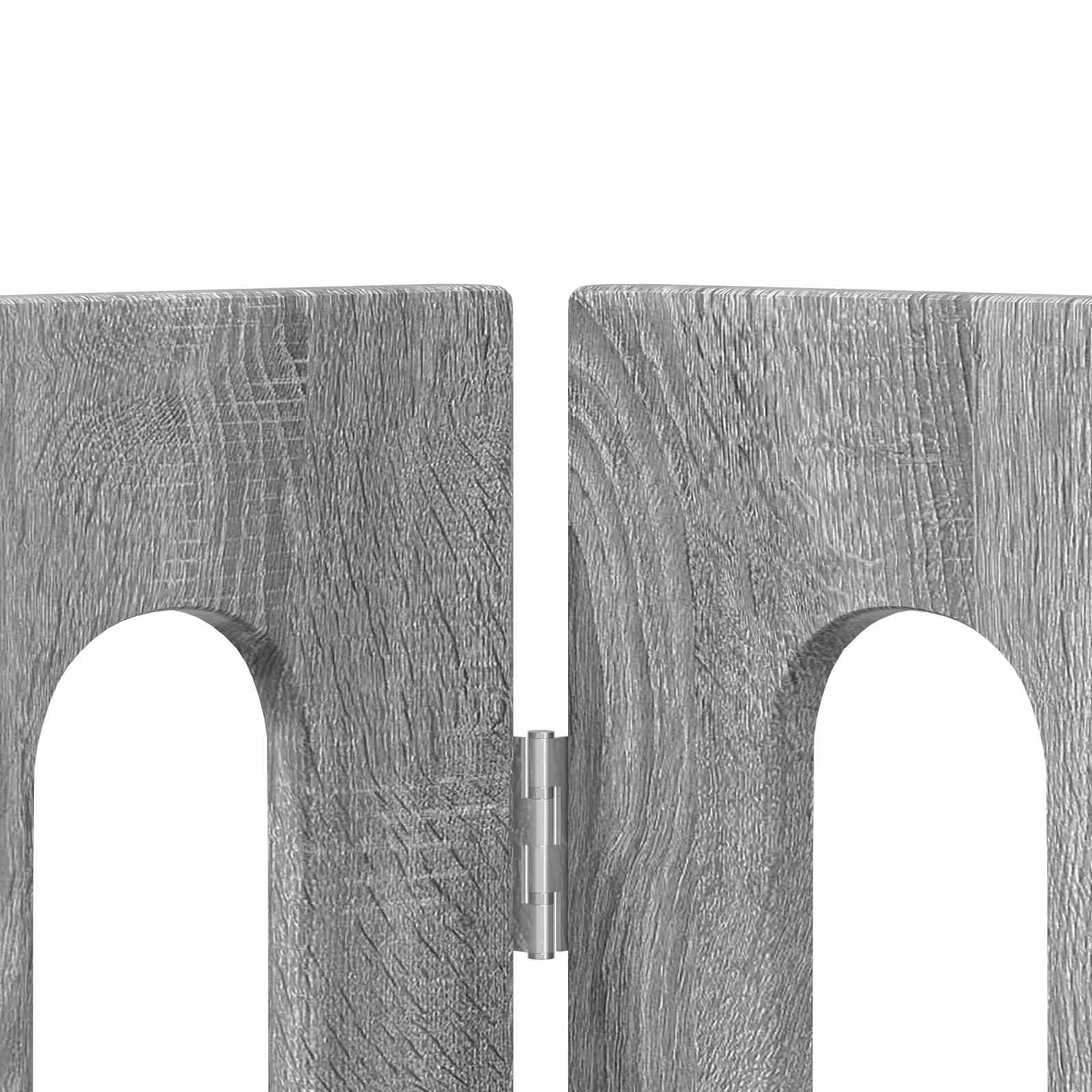 PANGIVO - Clôture pour animaux bois d'ingénierie gris sonoma 100.5 x 38 x 70 cm - PANGIVO - Image 5