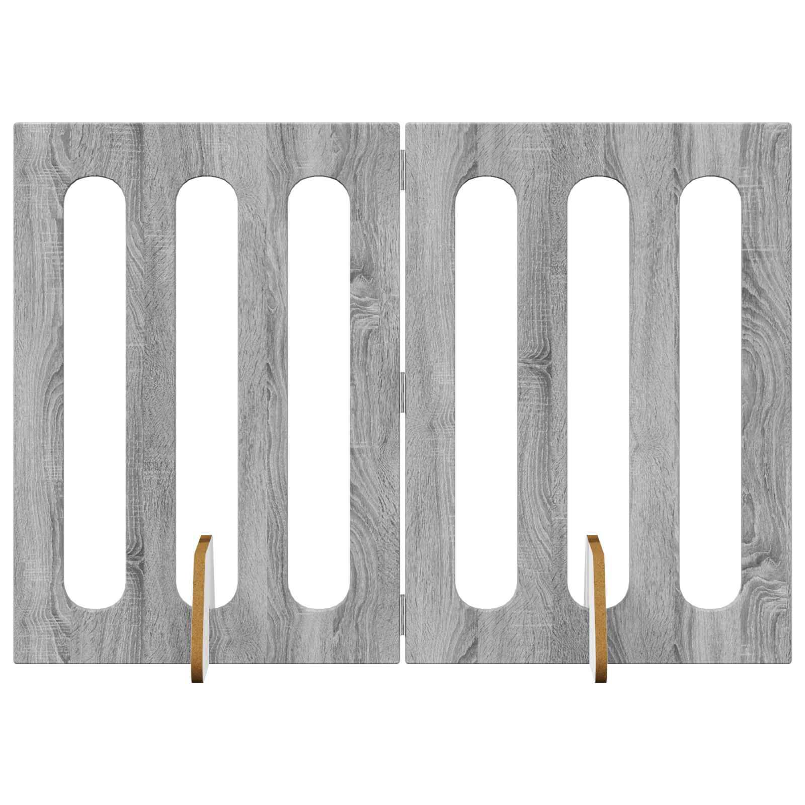 PANGIVO - Clôture pour animaux bois d'ingénierie gris sonoma 100.5 x 38 x 70 cm - PANGIVO - Image 2