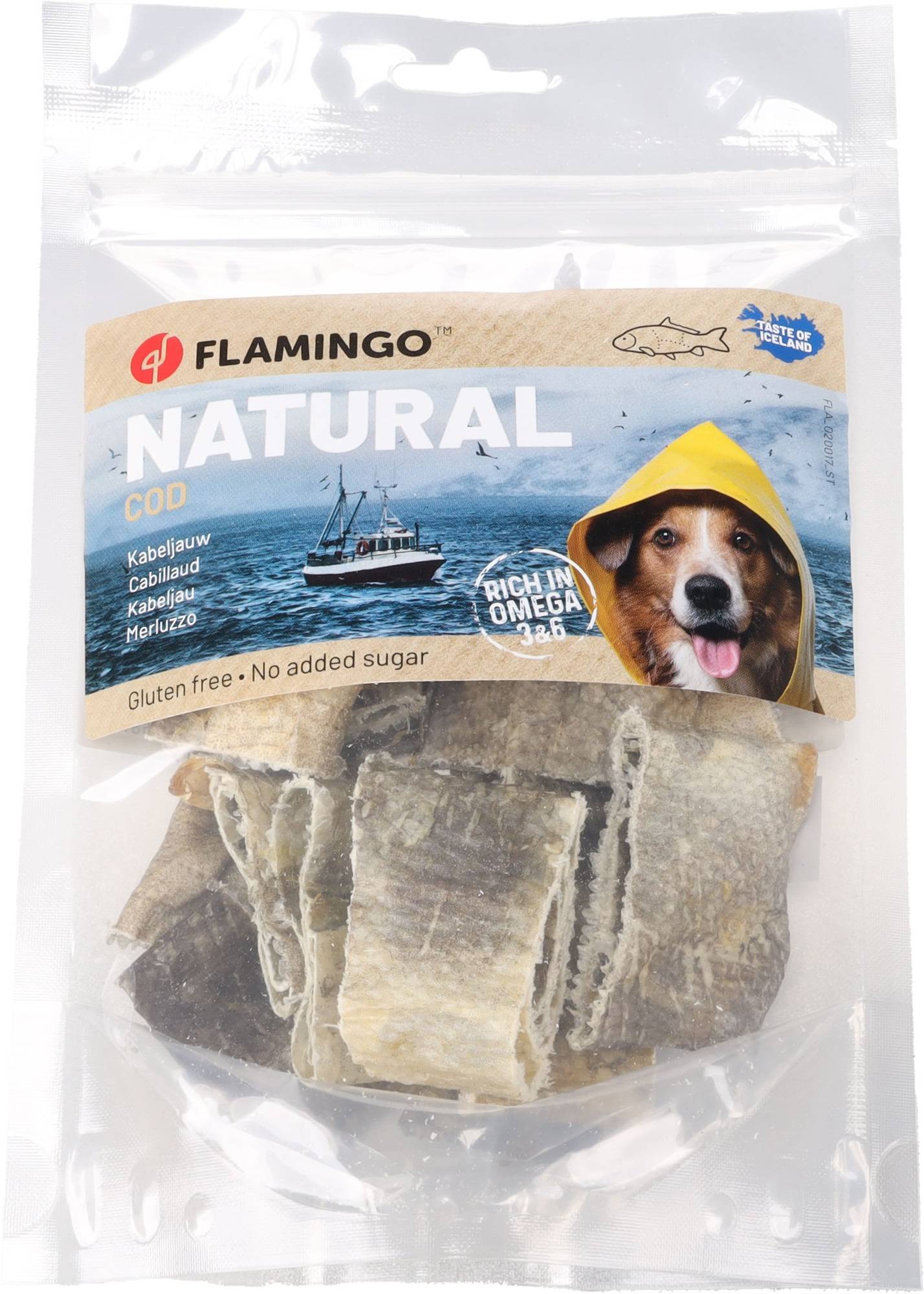 Friandises chien Nature Peau de cabillaud Court - Image 4