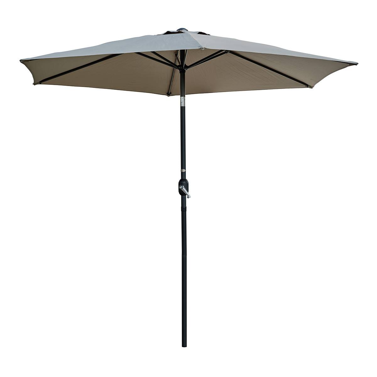 Dcb Garden - Parasol Inclinable à Manivelle "Marbella" 270cm Kaki - Image 1