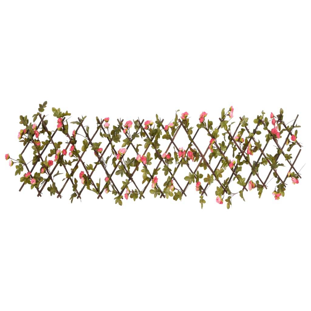 Treillis de lierre artificiel PVC bois rose foncé 180 x 20 cm, Poids :0.54kg - PANGIVO - Image 2