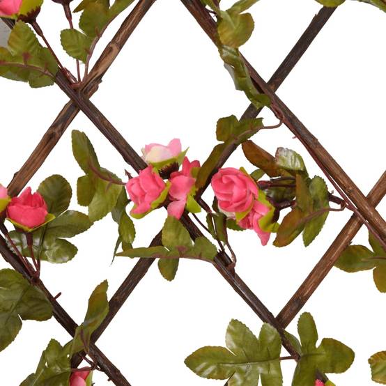 Treillis de lierre artificiel PVC bois rose foncé 180 x 20 cm, Poids :0.54kg - PANGIVO - Image 4
