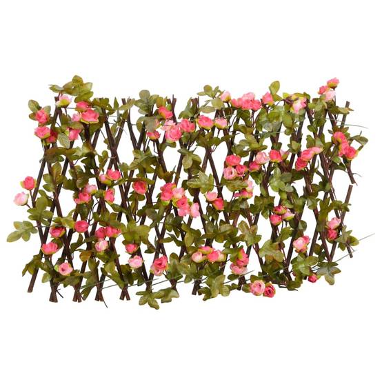 Treillis de lierre artificiel PVC bois rose foncé 180 x 20 cm, Poids :0.54kg - PANGIVO - Image 1