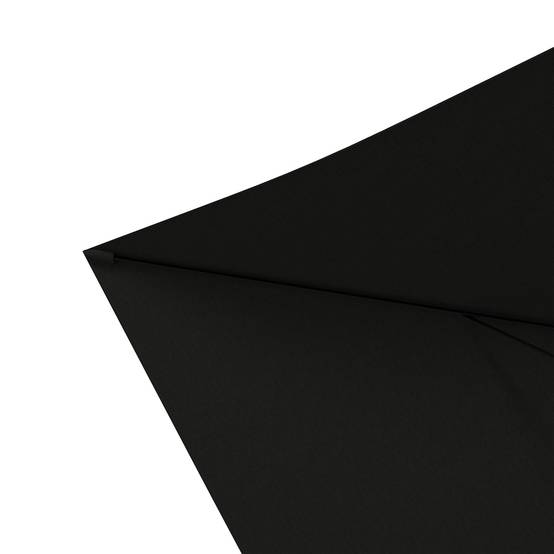 Outsunny - Parasol jardin rectangulaire inclinable 2x3m avec manivelle toile polyester haute densité 180g/m² imperméabilisé noir - Outsunny - Image 8
