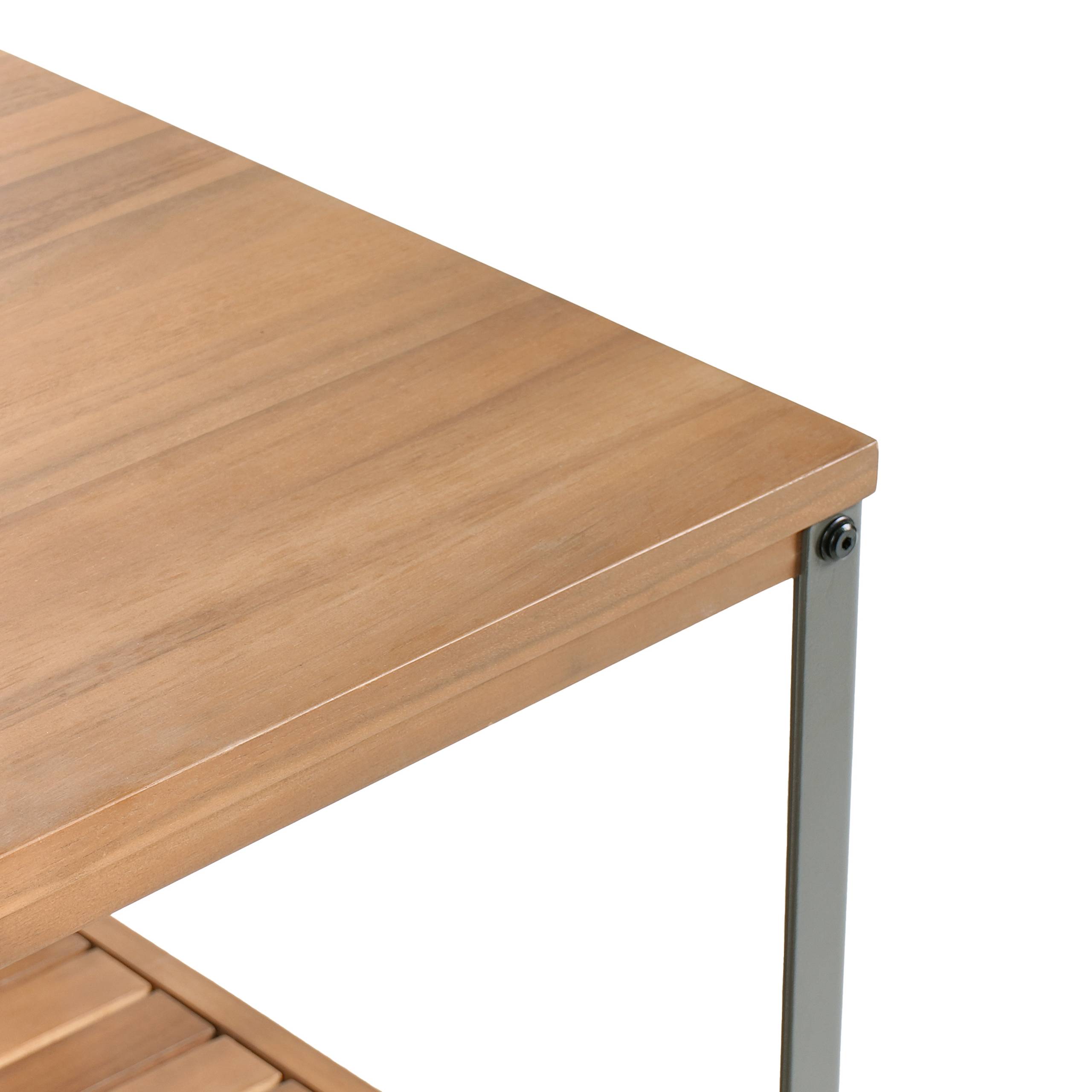 Beliani - Cuisine de jardin Bois d'acacia certifié Marron IVREA - 50x50x92- Beliani - Image 6