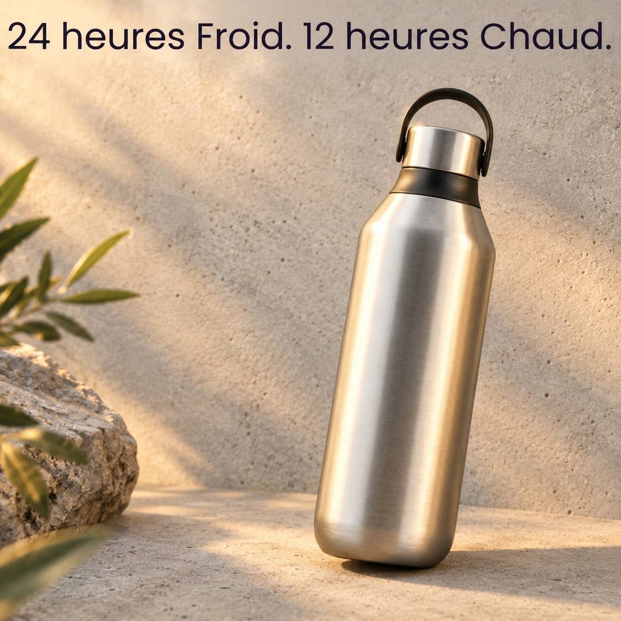 Bouteille Isotherme Acier Inoxydable Recyclé Isolation Thermique Anti Fuites Hygiénique - Image 4