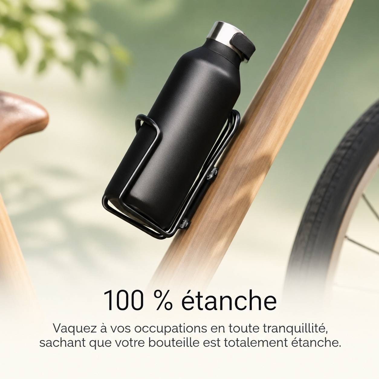 Bouteille Isotherme Acier Inoxydable Recyclé Isolation Thermique Anti Fuites Hygiénique - Image 8