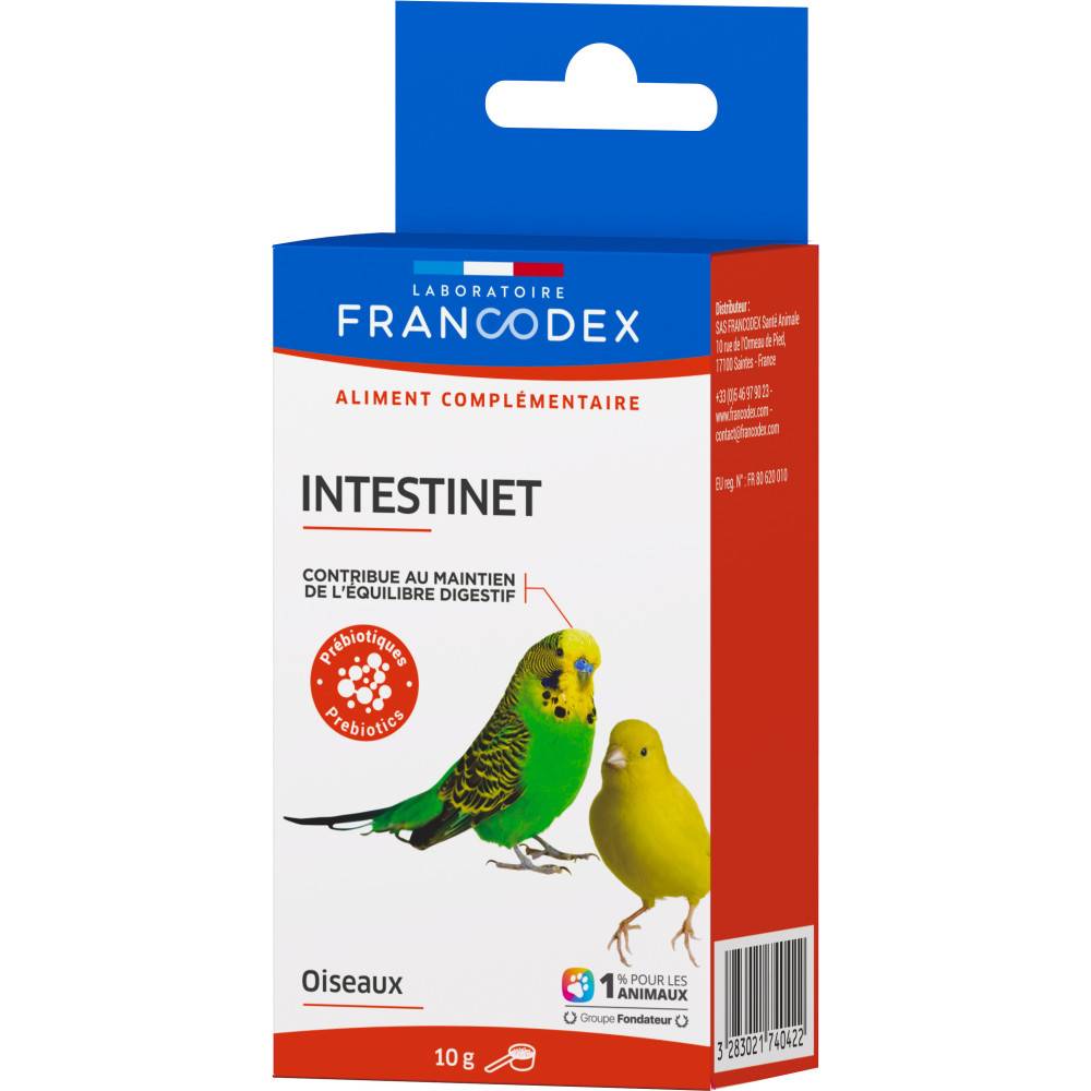Francodex - Intestinet  maintient l'équilibre digestif 10 g pour oiseaux - Image 4