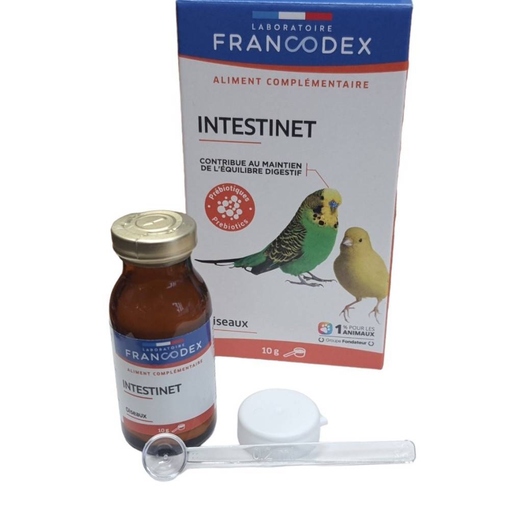 Francodex - Intestinet  maintient l'équilibre digestif 10 g pour oiseaux - Image 2