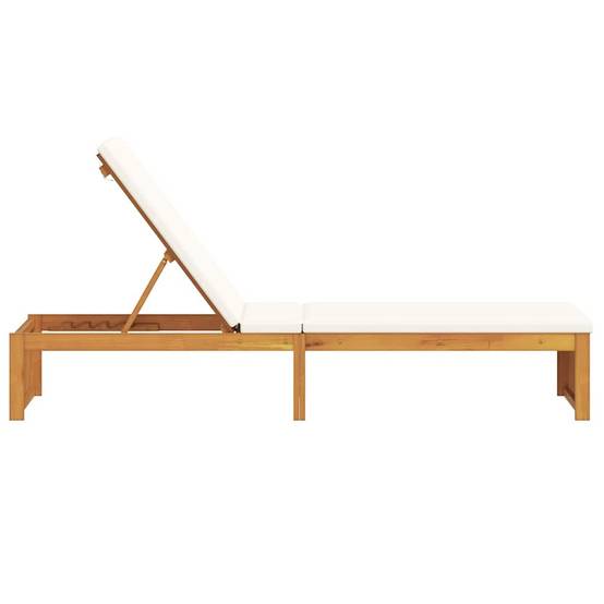 PANGIVO - Transat bois d'acacia massif huile naturelles 200 x 55 x 94 cm, Poids :21.5kg - PANGIVO - Image 5