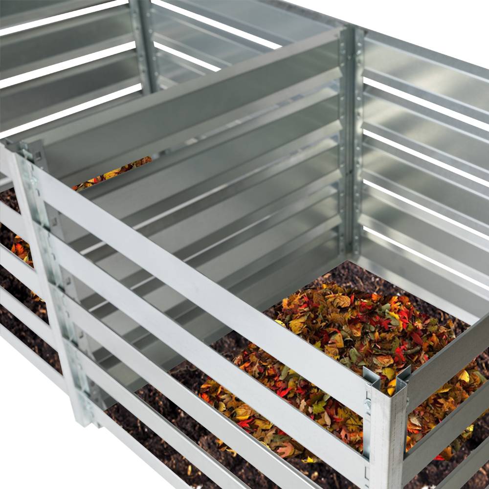 Timbela - Composteur de Jardin 182 x 91 x H85 cm / 1408L - Timbela M800+M800A - Image 5