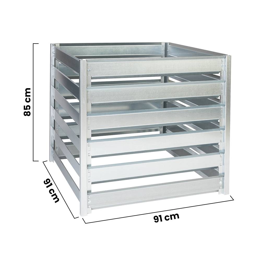 Timbela - Composteur de Jardin 182 x 91 x H85 cm / 1408L - Timbela M800+M800A - Image 6