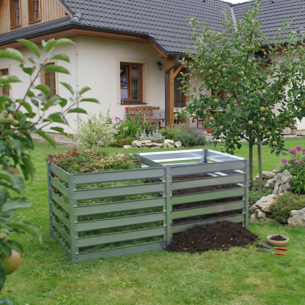 Timbela - Composteur de Jardin 182 x 91 x H85 cm / 1408L - Timbela M800+M800A - Image 1