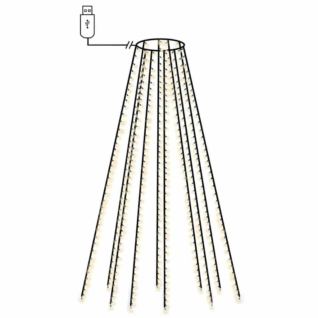 PANGIVO - Guirlande lumineuse PVC blanc froid 400 cm - PANGIVO - Image 2