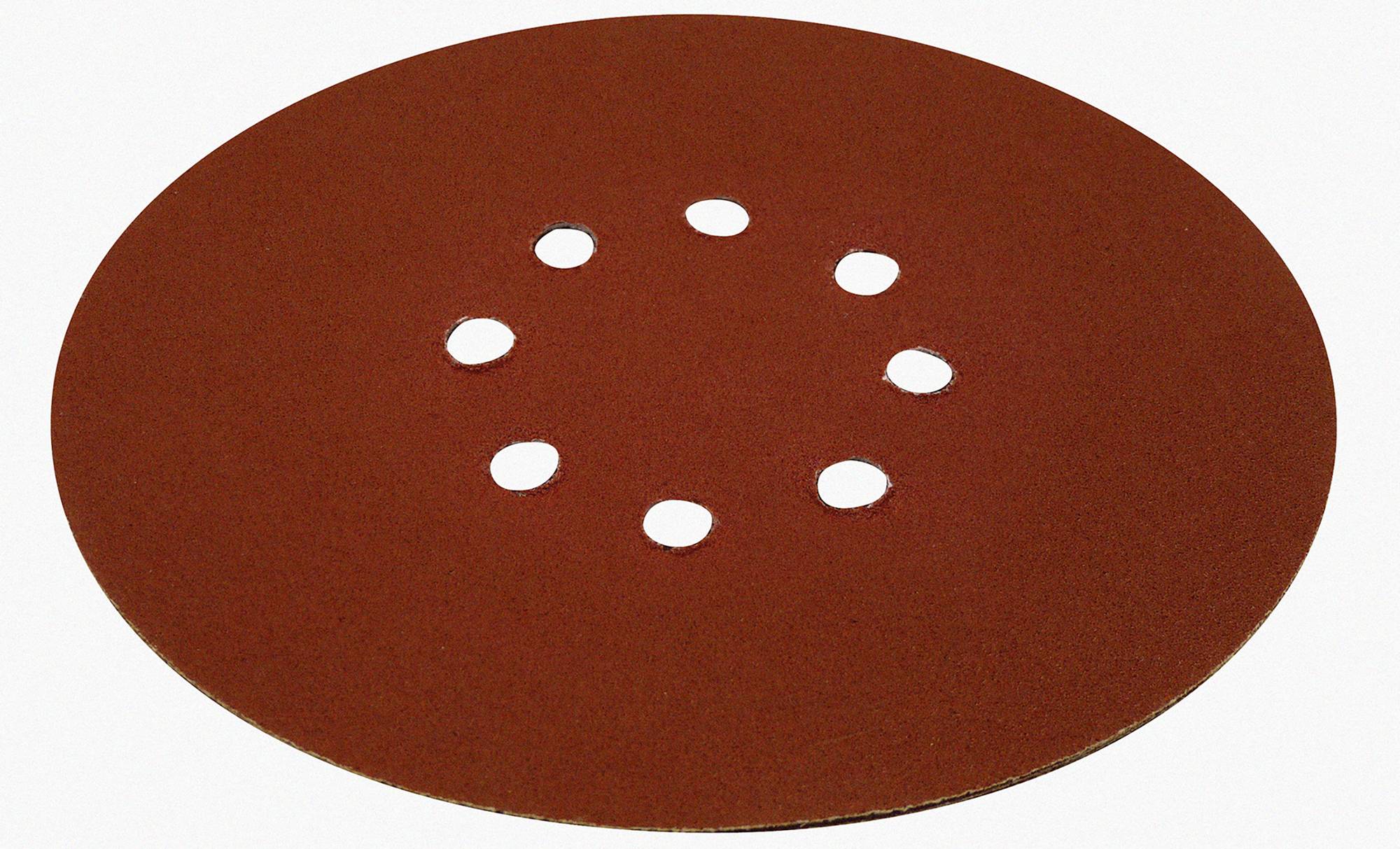 Jeu de 6 abrasifs plâtre D225mm à 8 trous grain 120 - PEUGEOT OUTILLAGE - 805415 - Image 1