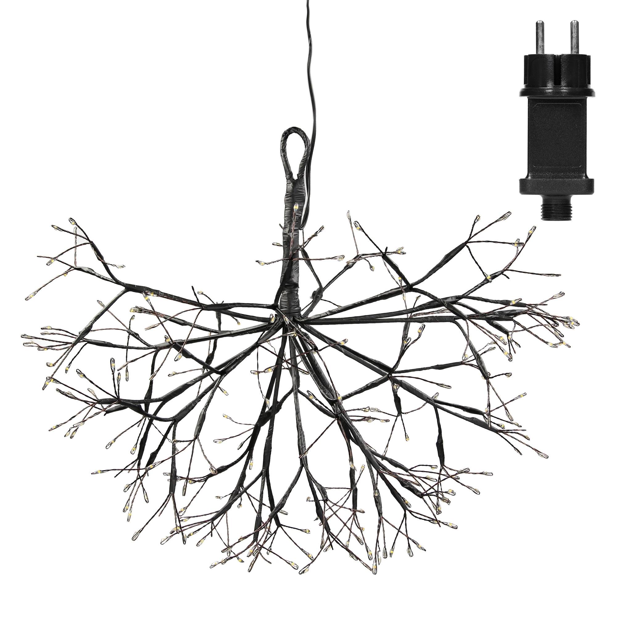Ecd-Germany - Guirlande gui suspendue 240 LEDs blanc chaud décoration Noël intérieur/extérieur - Image 2