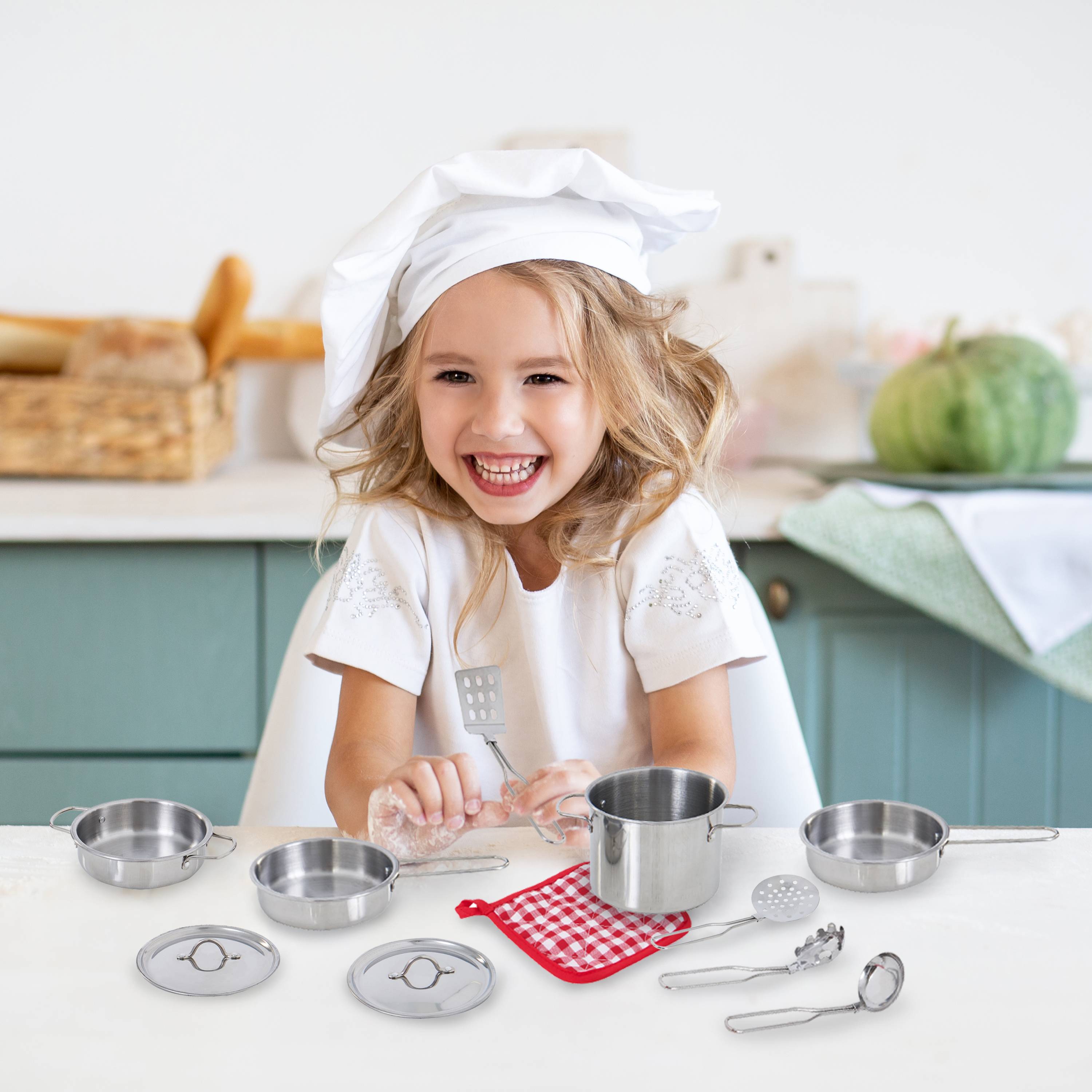 Set d'accessoires de cuisine 12.6 cm, Gris Teamson Kids - Image 4