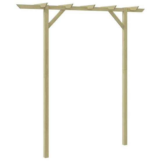 Vidaxl - Pergola de jardin 205 x 40 x 203 cm Bois vidaXL 41663 - Image 8