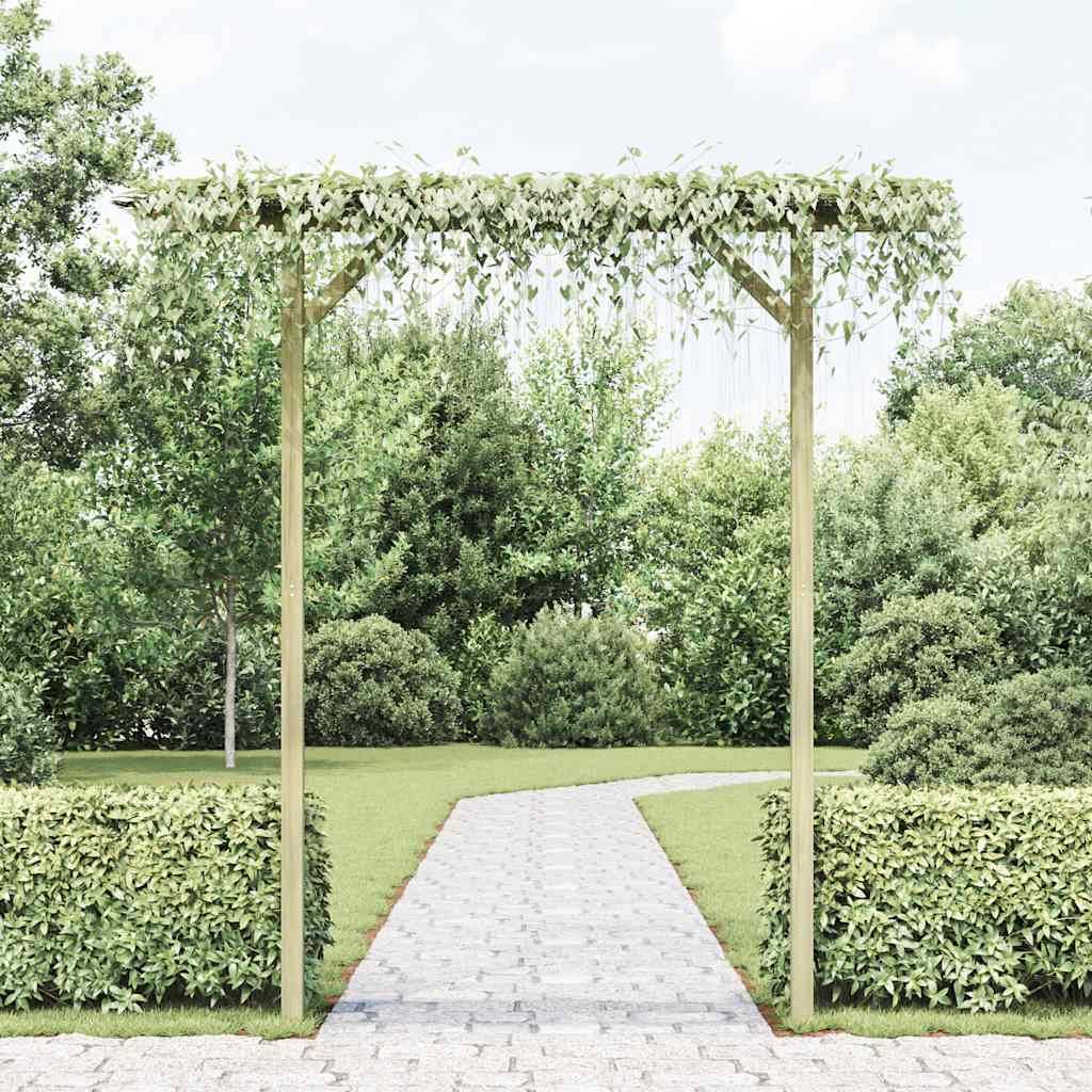 Vidaxl - Pergola de jardin 205 x 40 x 203 cm Bois vidaXL 41663 - Image 1