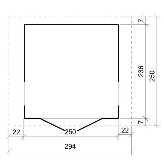 Timbela - Abri de Jardin Qualité Premium 5,9 m² - H252x250x294 cm avec un sol et des bardeaux bitumineuxs - Timbela M913A-HARVEST HONEY - Image 7