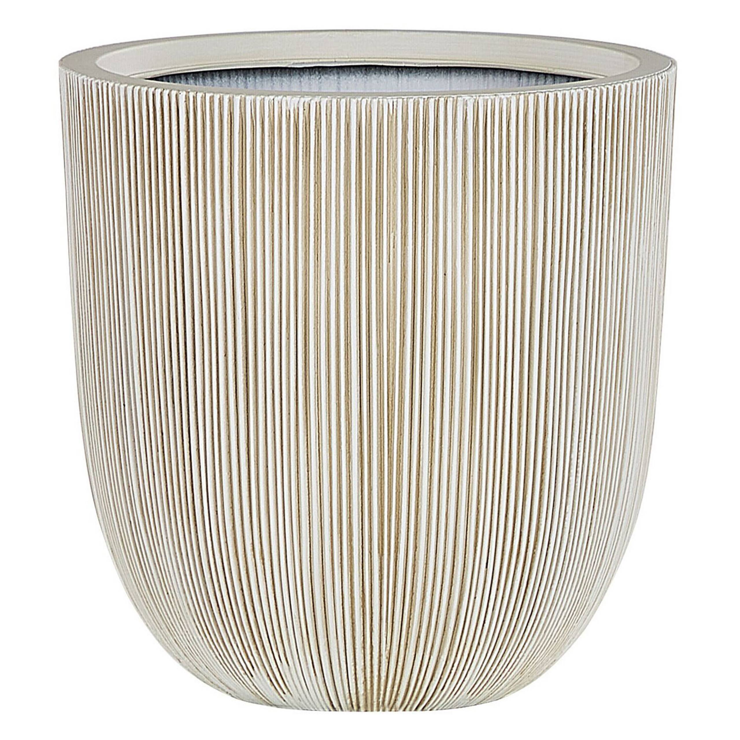 Beliani - Cache-pot d'extérieur Polyrésine Beige CHIOS - 37x37x38- Beliani - Image 2