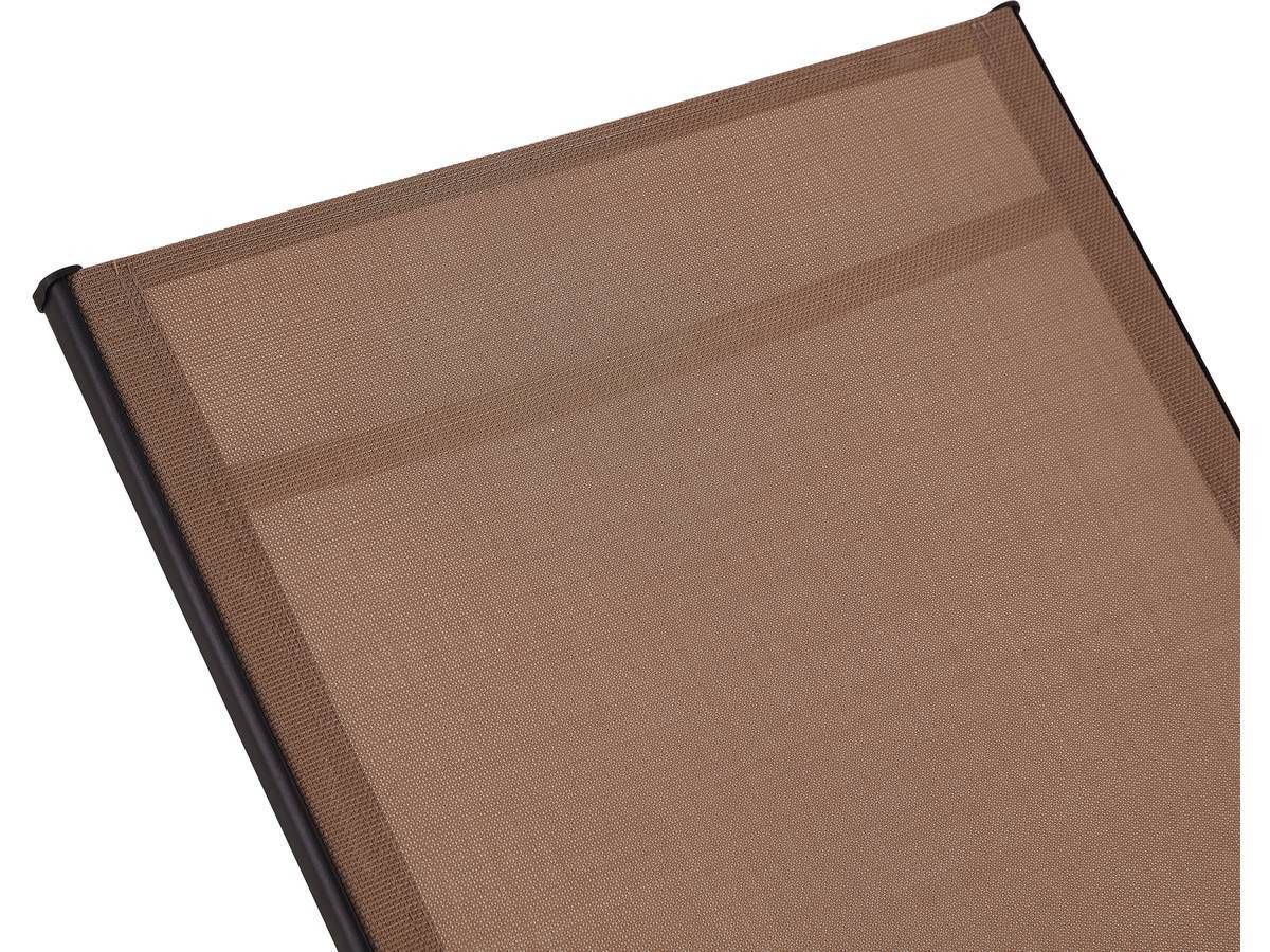 Habitat Et Jardin - Lot De 2 Bains De Soleil En Métal Avec Accoudoirs "farniente" - Taupe -habitat Et Jardin - Image 4