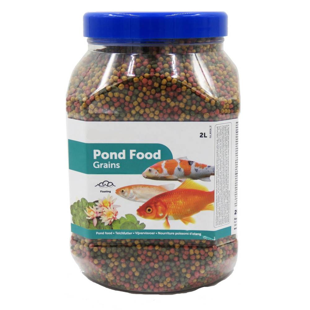 Nourriture poisson d'étang, en granulat 2 litres, - Image 1