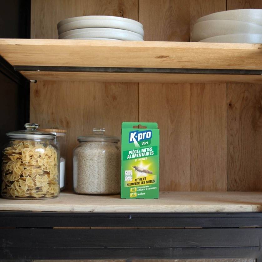 Kapo Vert - Lot De 2 Pièges Lot De 2 Pièges Insecticides Pour Mites Alimentaires KAPO VERT - Image 2