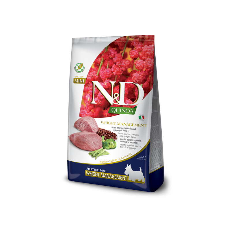 Croquettes chien - N&D - Quinoa Weight Management - Mini - Farmina
