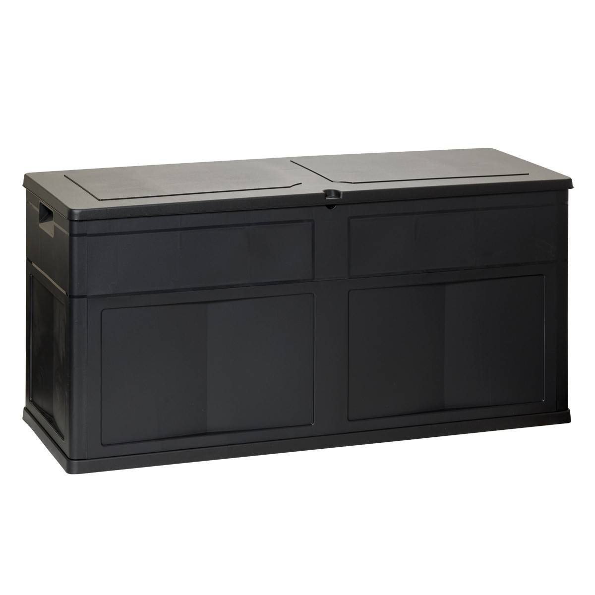 Coffre de Jardin en résine 320 Litres NOIR 119 X 46 X 60 cm Protection Anti UV TOOMAX - Image 1