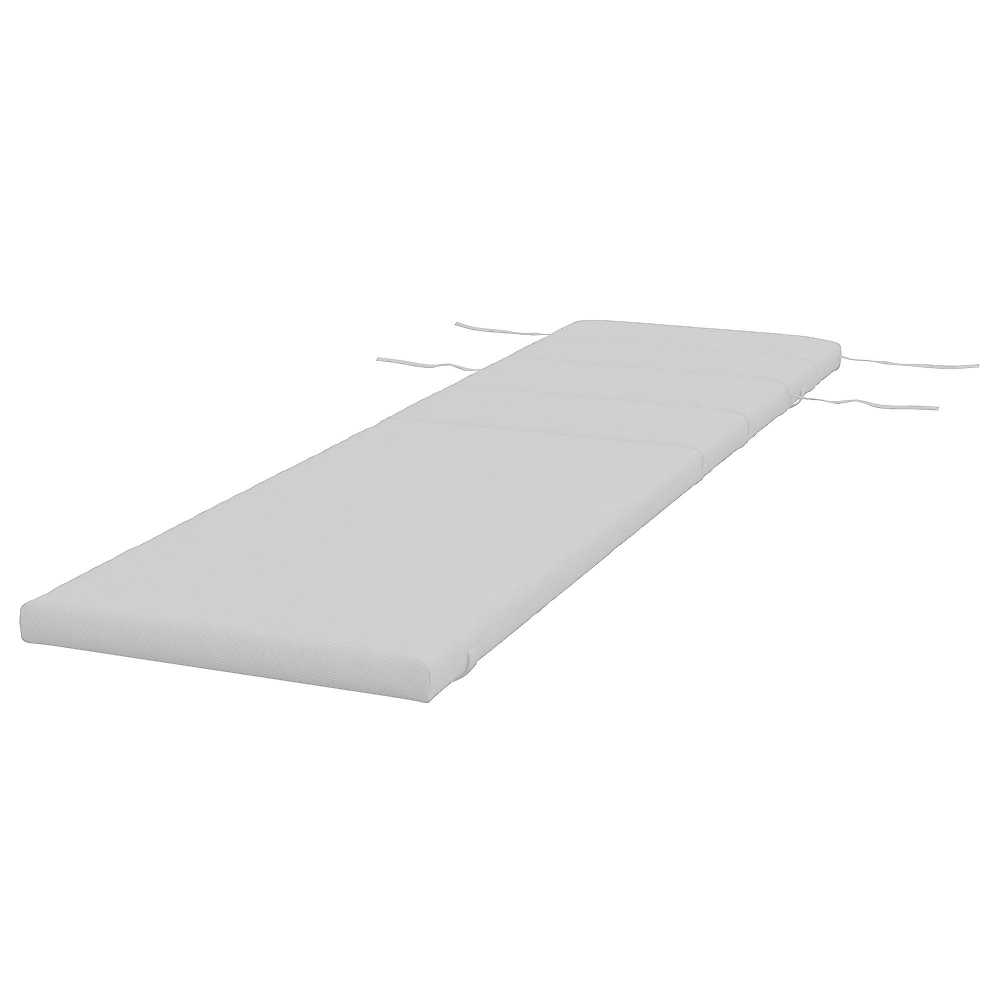 Outsunny - Coussin d'extérieur pour chaise Longue Rectangulaire avec appui-tête et liens - déperlant - 196 x 63 cm - gris clair - Outsunny - Image 5