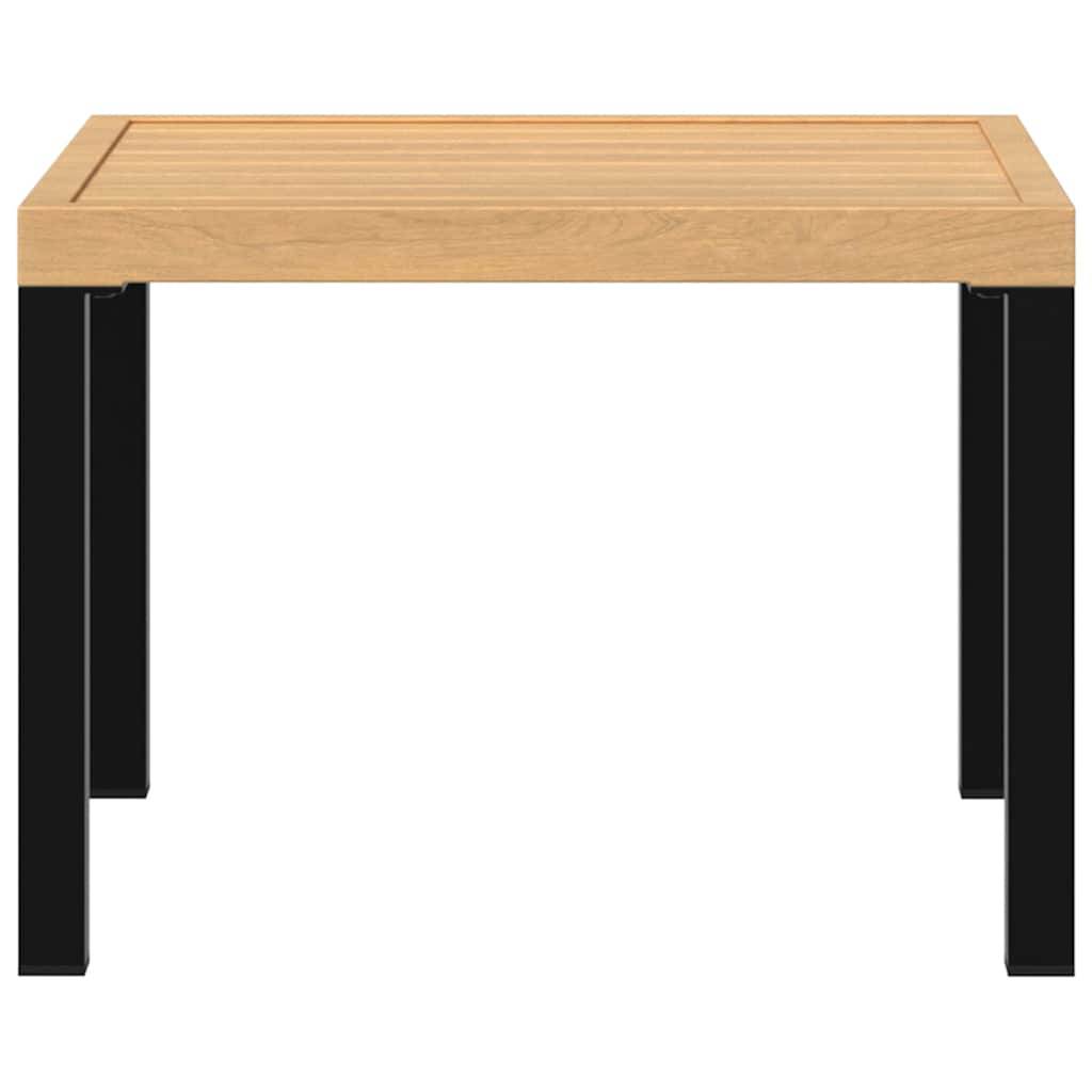 Maison Chic - Table d'extérieur - Table basse de jardin - Table de jardin noir 55x55x39,5 cm acier enduit de poudre - Image 3
