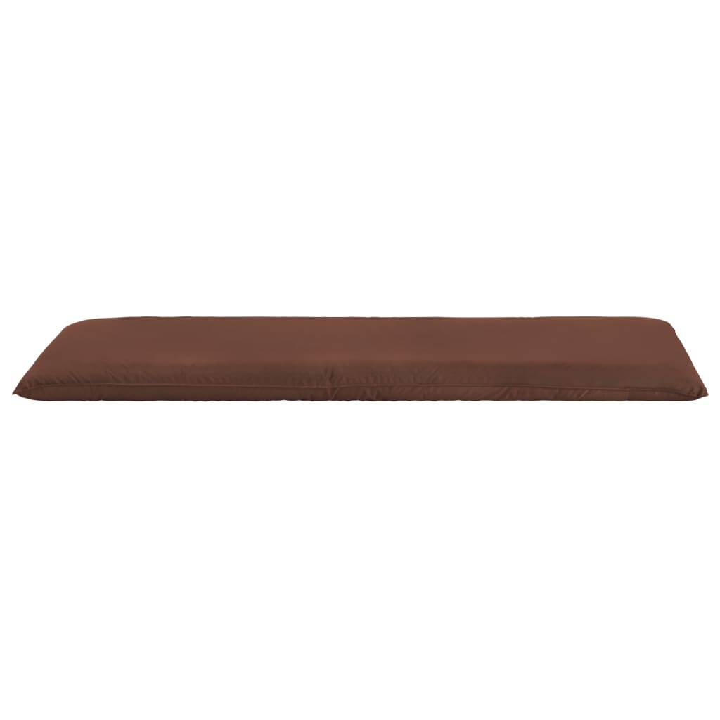Helloshop26 - Transat chaise longue bain de soleil lit de jardin terrasse meuble d'extérieur pliable tissu oxford marron - Image 6
