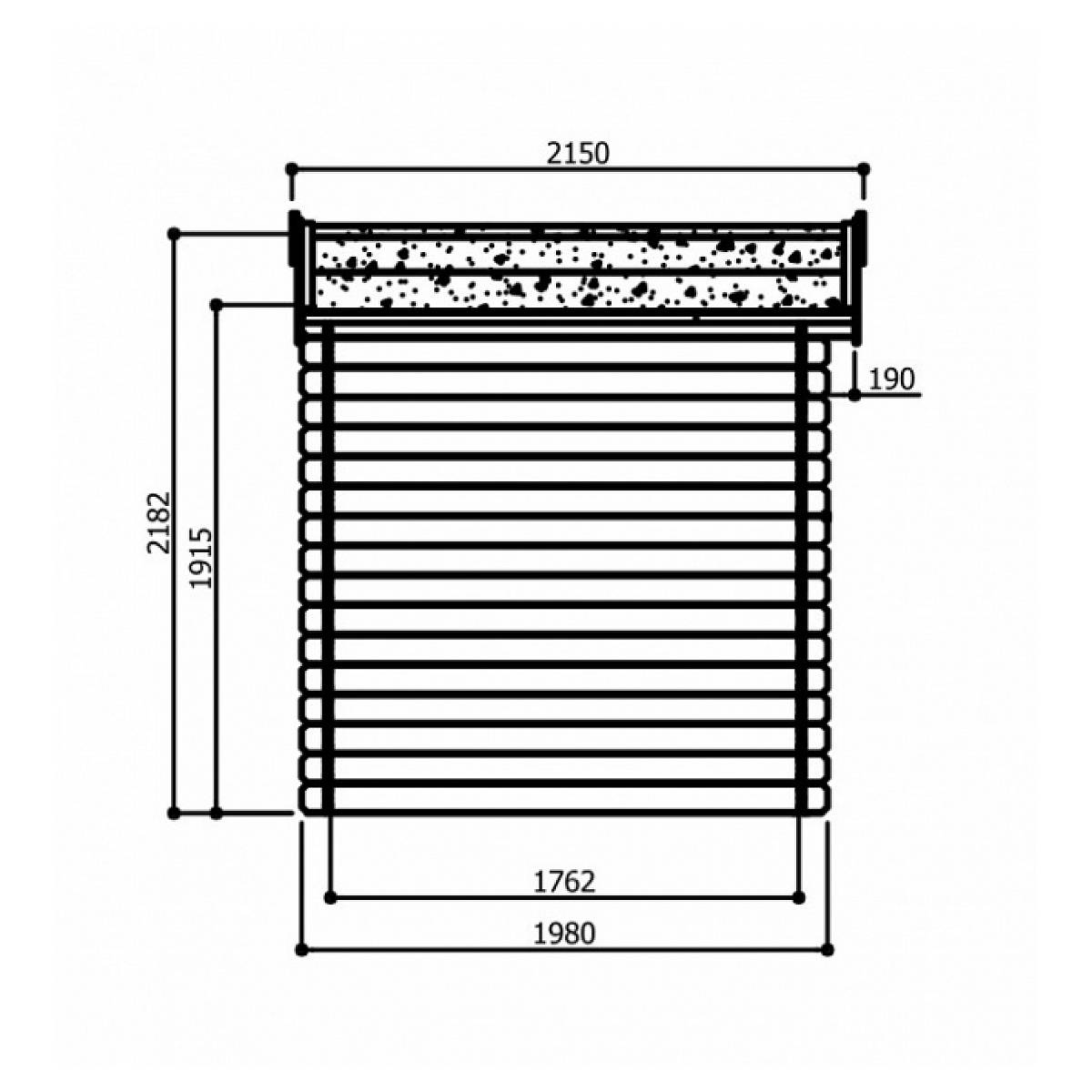 Abri de Jardin en Bois SOLID SUPERIA Dresden 198x248x218 cm - Espace de Rangement Pratique - Image 3