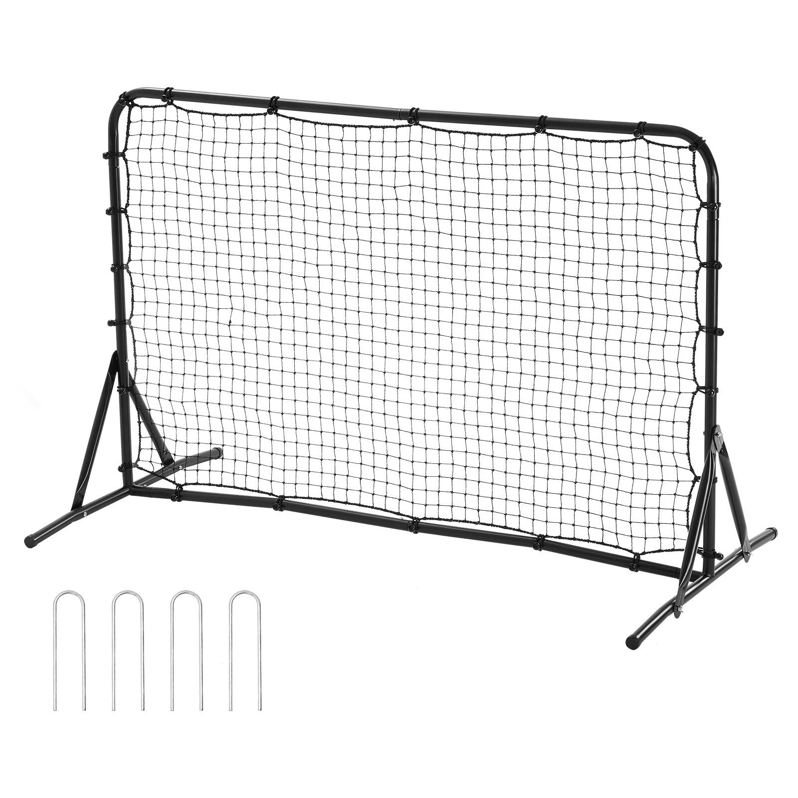 Vevor - VEVOR Filet de rebond football 182,8 x 121,9 cm, rebondisseur portable en tube de fer, filet PET durable, sac de transport inclus.